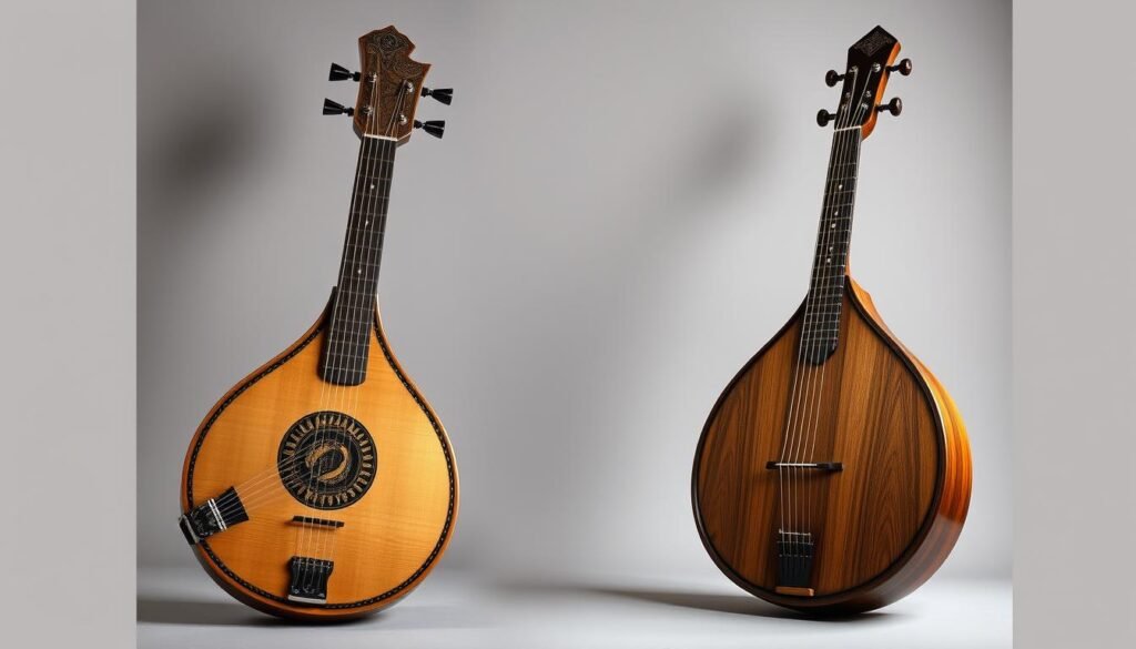 Langhals- und Kurzhals-Baglama Langhals- und Kurzhals-Baglama