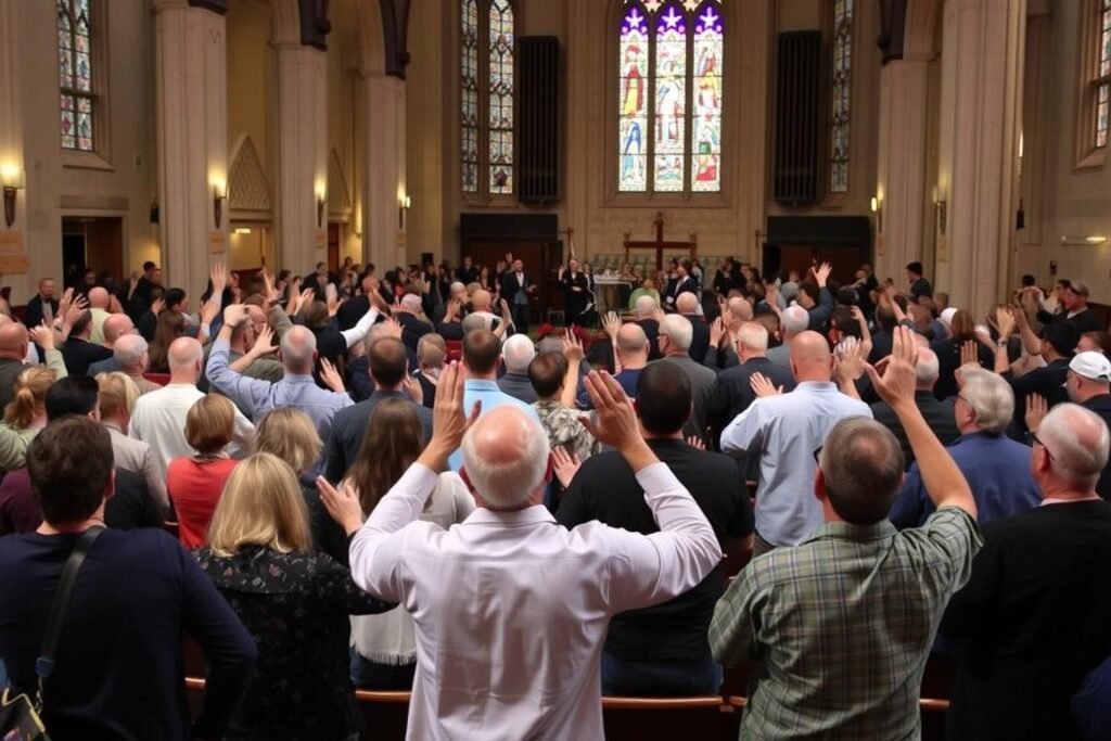 Aktuelle Stadtgebet Zwickau Veranstaltung mit vielen Teilnehmern